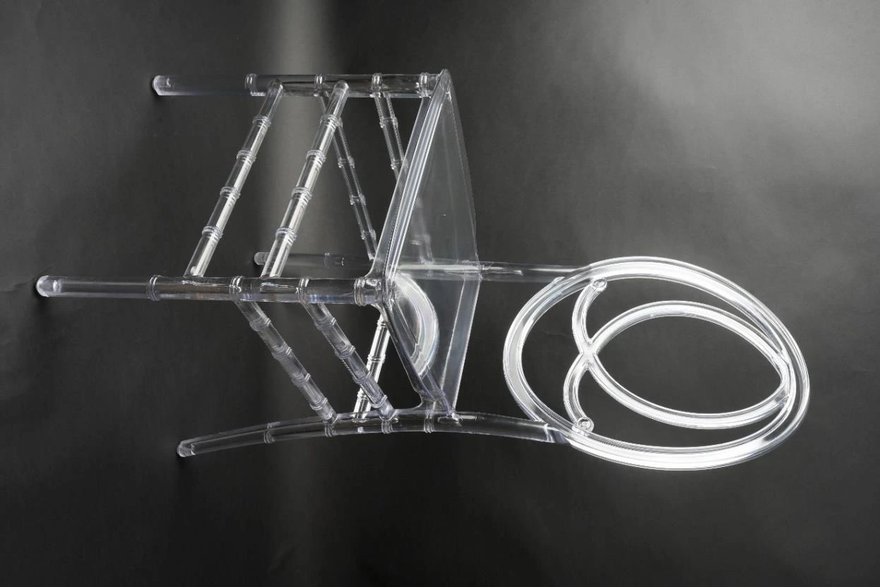 Acrylic Chair Back Center Hole Design